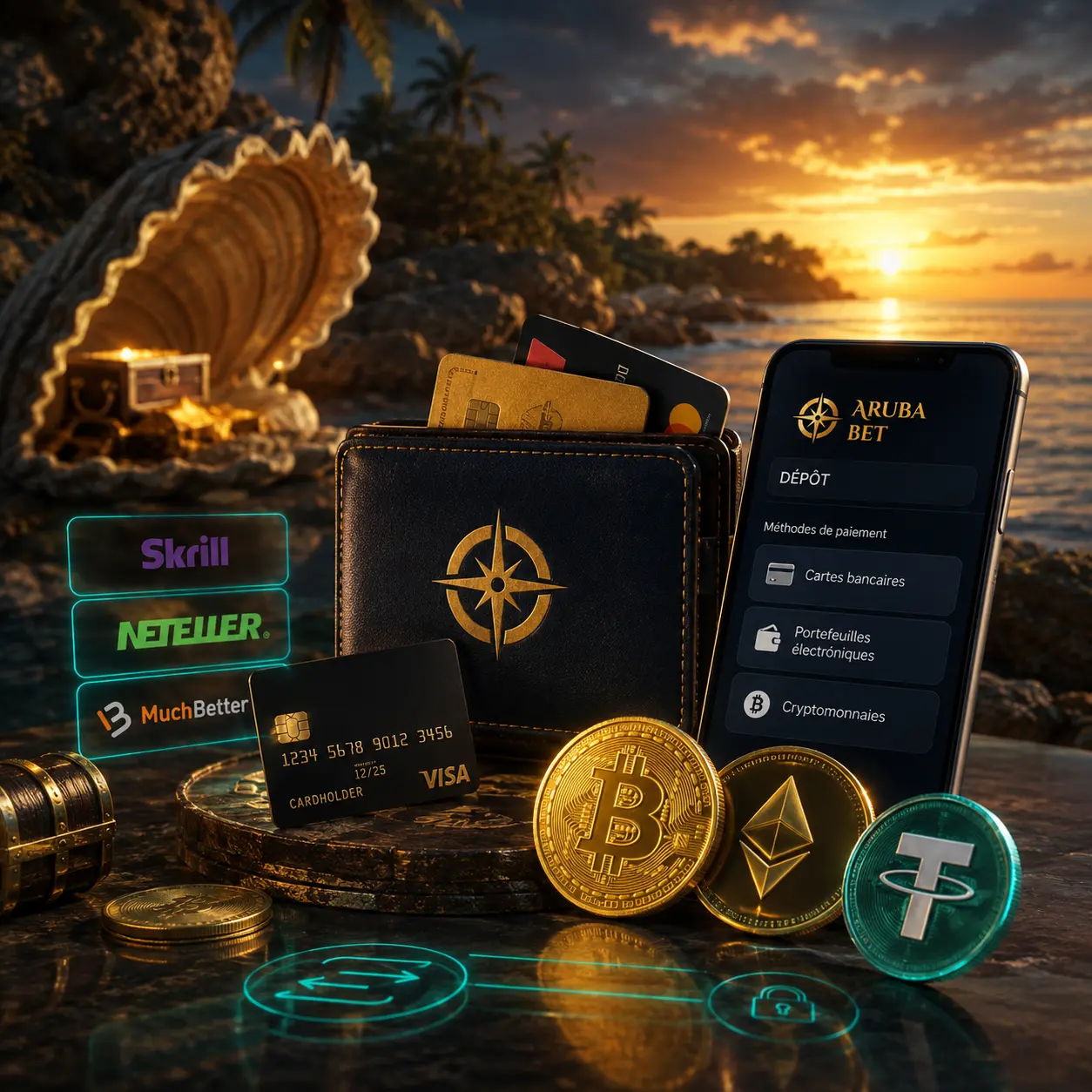 Moyens de paiement d'Aruba bet
